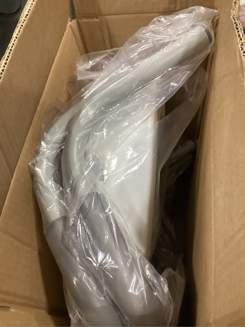 Condition photo showing Good Condition for carex 3.5 inch raised toilet seat with arms, elongated toilet seat riser, up to 250 lbs capacity, elevating & raising seat for elderly & handicap, universal, slip-resistant with padded handles, white