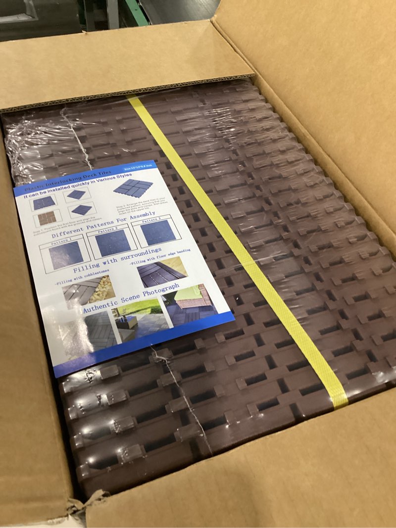 Condition photo showing Good Condition for Interlocking deck tiles