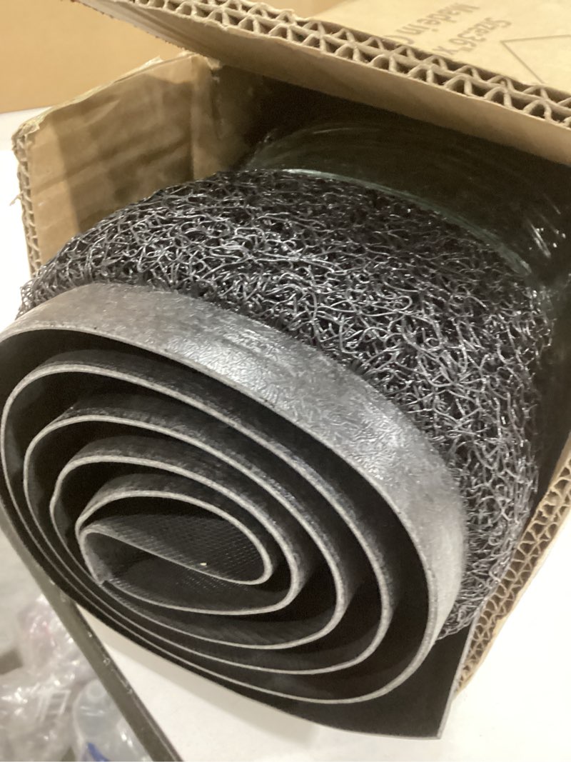 Condition photo showing New/Like New for Front Door Mat for Outside Entry, 60" x 36" Heavy Duty Outdoor Doormat for Entryway to Trap Dirt and Moisture, Non-Slip Waterproof Welcome Mats for Home Entrance 3' x 5' (Rectangular) Black Texture