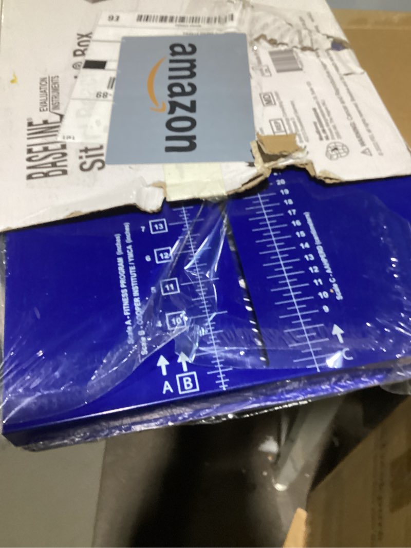 Condition photo showing New/Like New for Baseline Sit n' Reach Trunk Flexibility Assessment Testing Box with Easy-To-Read Scale and Footplate for Rehab, Chiropractic, and Sports Training