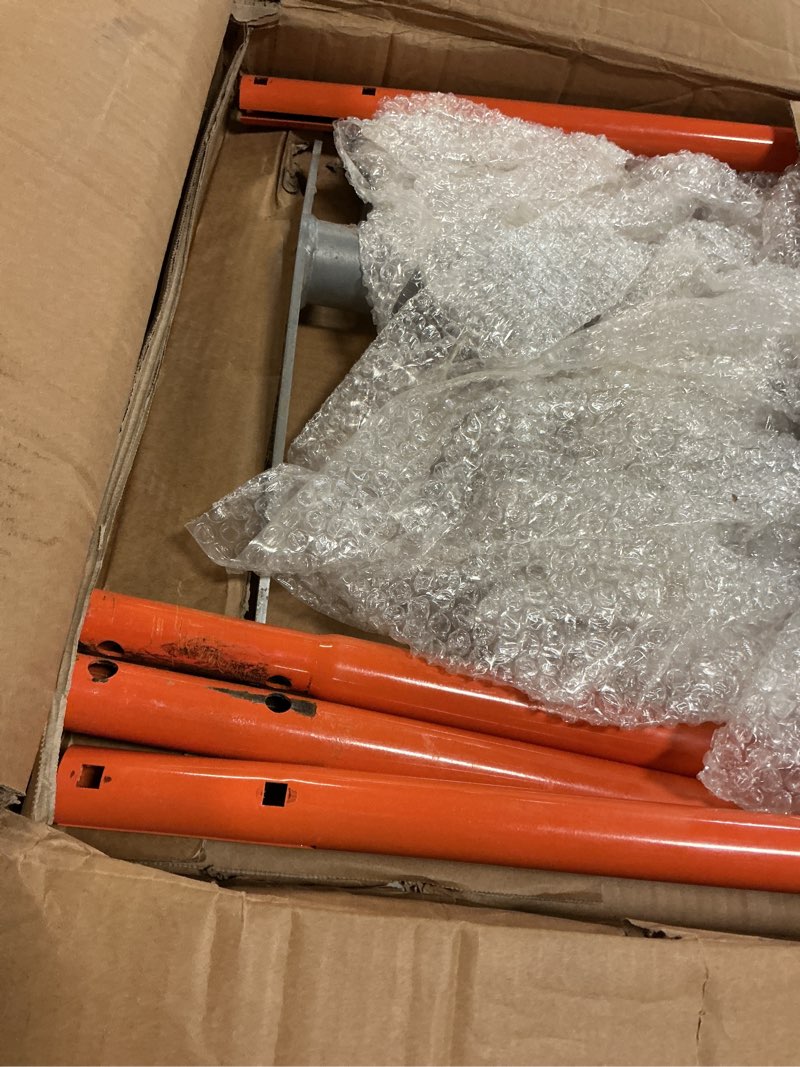 Condition photo showing As Is for vasalaid broadfork 5-tine broad fork for gardening ergonomic u-shaped design heavy duty broadfork tool for gardening cultivating farm garden digging crushing aerate soil (patent pending)