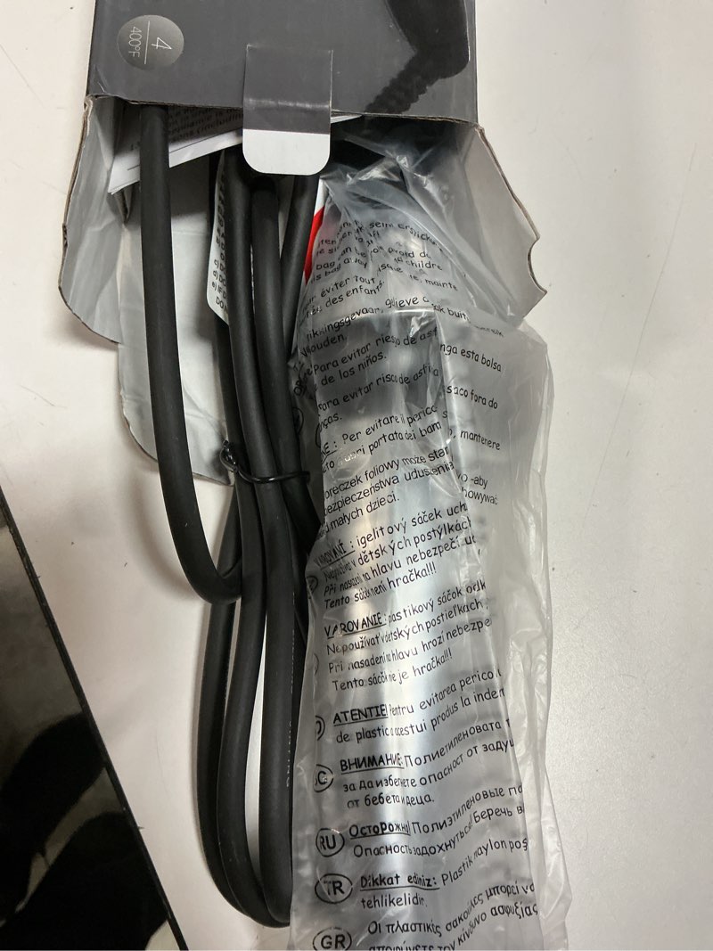 Condition photo showing Good Condition for 1.25 inch curling iron for all hair types, nickel alloy barrel hair curler with adjustable temperature up to 400?, dual voltage curling wand for travel, long-lasting curls, black