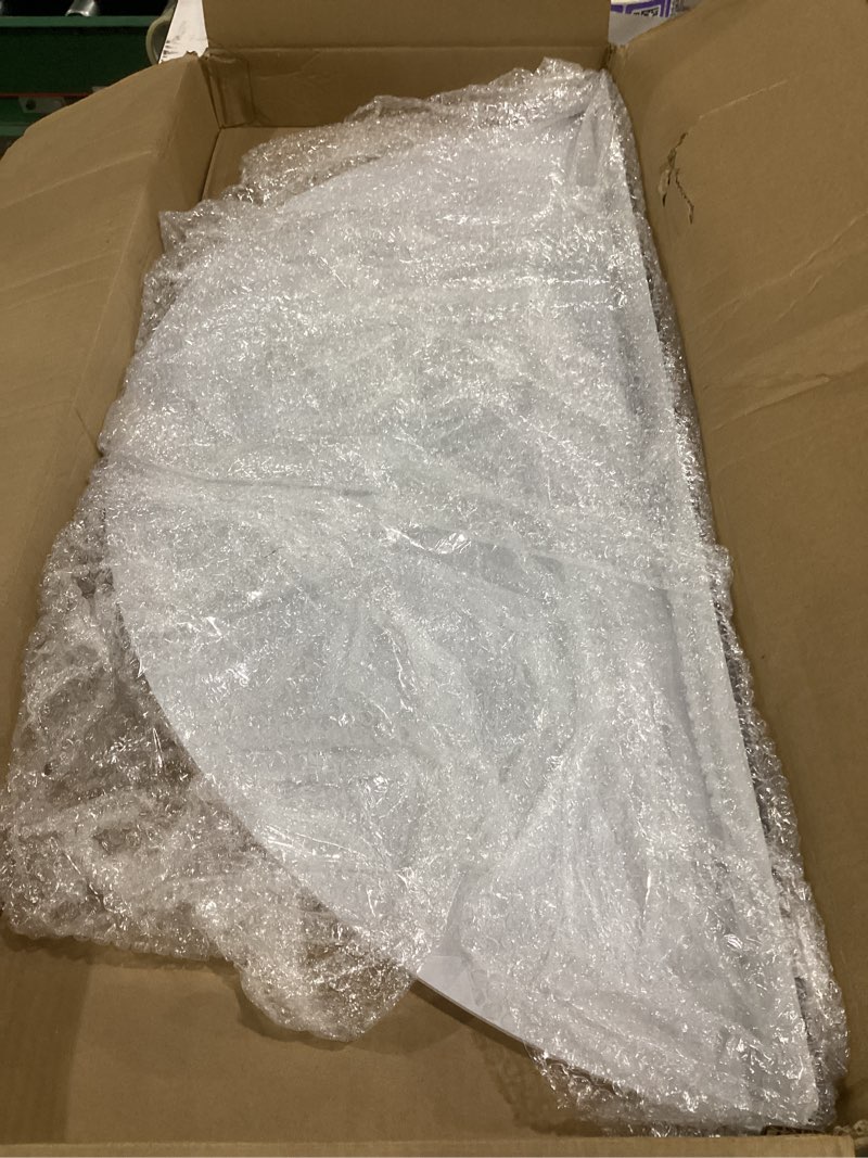 Condition photo showing As Is for 39"l x 16"w basement window well covers clear heavy duty polycarbonate egress window cover outside uv resistant waterproof against debris window cover protects for garden yard