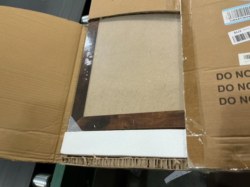 Condition photo showing New/Like New for Large White Board for Wall, 36'' x 24'' Magnetic Dry Erase Board, Decorative Whiteboard, White Vintage Wooden Frame White Wood 36"x24"