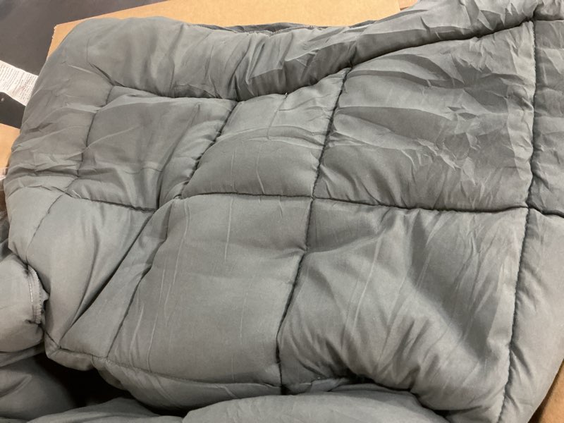 Condition photo showing Good Condition for EASELAND Queen Size Mattress Pad Pillow Cover Quilted Fitted Mattress Protector Cotton Top 8-21" Deep Pocket Cooling Mattress Topper (60x80 Inches, Dark Grey) Dark Grey Queen