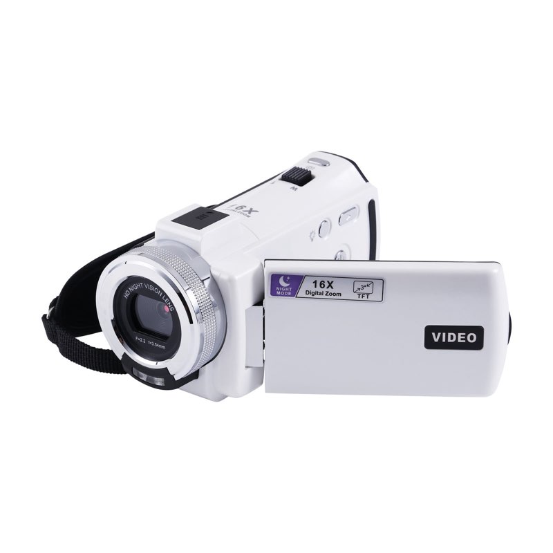 vivitar popcam digital camcorder 48mp full hd 1080p video camera with 3 flip screen 16x digital zoom built-in microphone compact vlogging camera for beginners travel & family recording