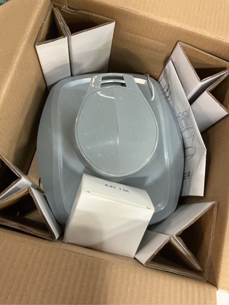 Condition photo showing As Is for core innovations rechargeable robotic pool vacuum cleaner, 45-min runtime, dual 2l filters, led indicator, powerful suction