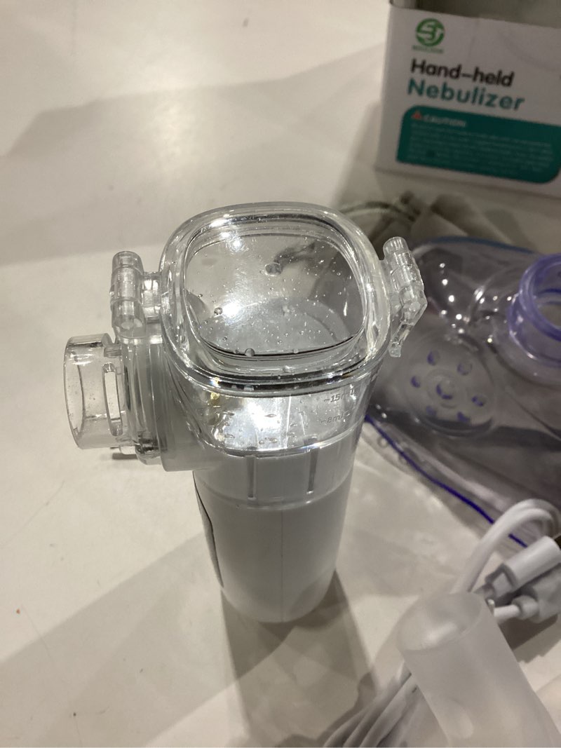 Condition photo showing Good Condition for The SWIRLER Nebulizer, Smart Digital Display Portable Nebulizer for Adults and Kids, Portable Nebulizer Machine with Mouthpiece and Mask, Handheld Nebulizer for Travel and Home Use-08