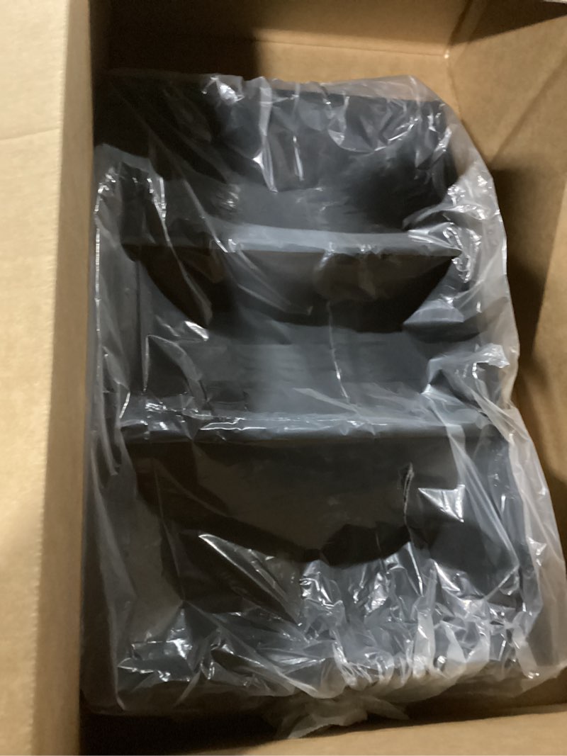 Condition photo showing Good Condition for Furinno Basic Book Shelf, 3-Tier Bookshelf, Cube Storage Organizer Bookcase with Open Shelf, 7 x 17 x 26, for Living Room, Bedroom, Home Office, Espresso Espresso 3-Tier, 7 x 17 x 26