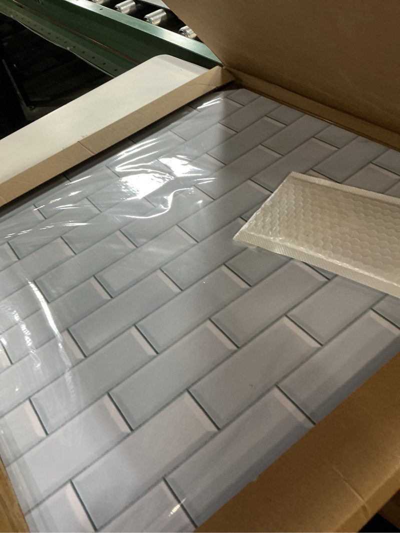 Condition photo showing New/Like New for 2-sided 2 pcs photo backdrop boards, subway tile flat lay food photography background board, durable waterproof product food photography, 24x24 inch, beiyang double-sided marble cement 24x24