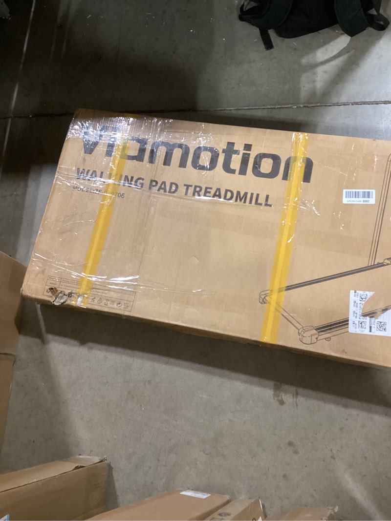 Condition photo showing New/Like New for Similar item Walking Pad Treadmill with Handle Bar and Adjustable Incline, Compact Portable Treadmills for Home Office, 2.5HP Quiet Anti-Slip Under Desk Treadmills, 0.6-3.8 MPH Remote Speed Control, 300 LBS