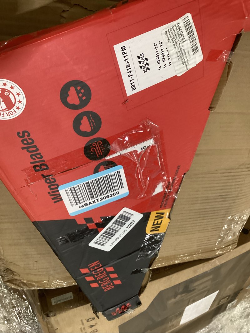 Condition photo showing As Is for berg regen 24"+18" windshield wiper blades with 11" rear automotive replacement set for kia seltos 2021 2022 2023 2024 – genuine oem quality (set of 3) 24"+18"+11pm kia seltos 2021-2024