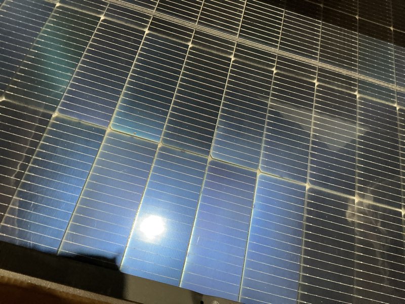 Condition photo showing Good Condition for hqst n-type 16bb 200w bifacial solar panel, with 25% efficiency, grade a+ cells, ip65 rating for rv, trailer, marine, home rooftop, farm, off grid