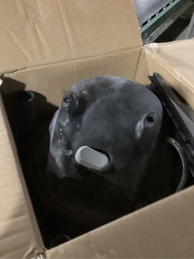 Condition photo showing As Is for Amazon Basics Wet Dry Vacuum Cleaner, 4 gallon Shop, 3 HP Stainless Steel, Grey/Black