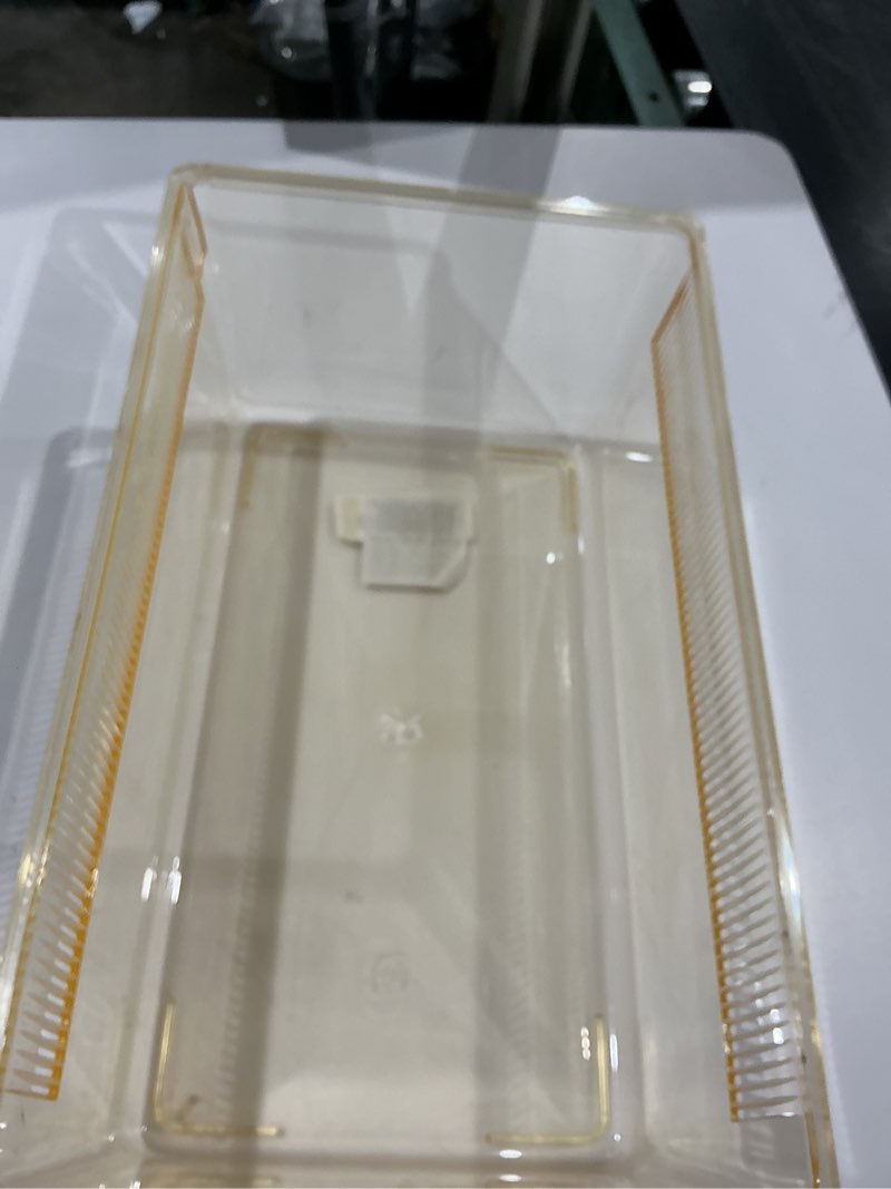 Condition photo showing As Is for exo terra faunarium flat home plastic reptile terrarium, medium (14" x 8" x 6") | perfect for temporary housing, quarantine, or transport | transparent plastic door for easy access