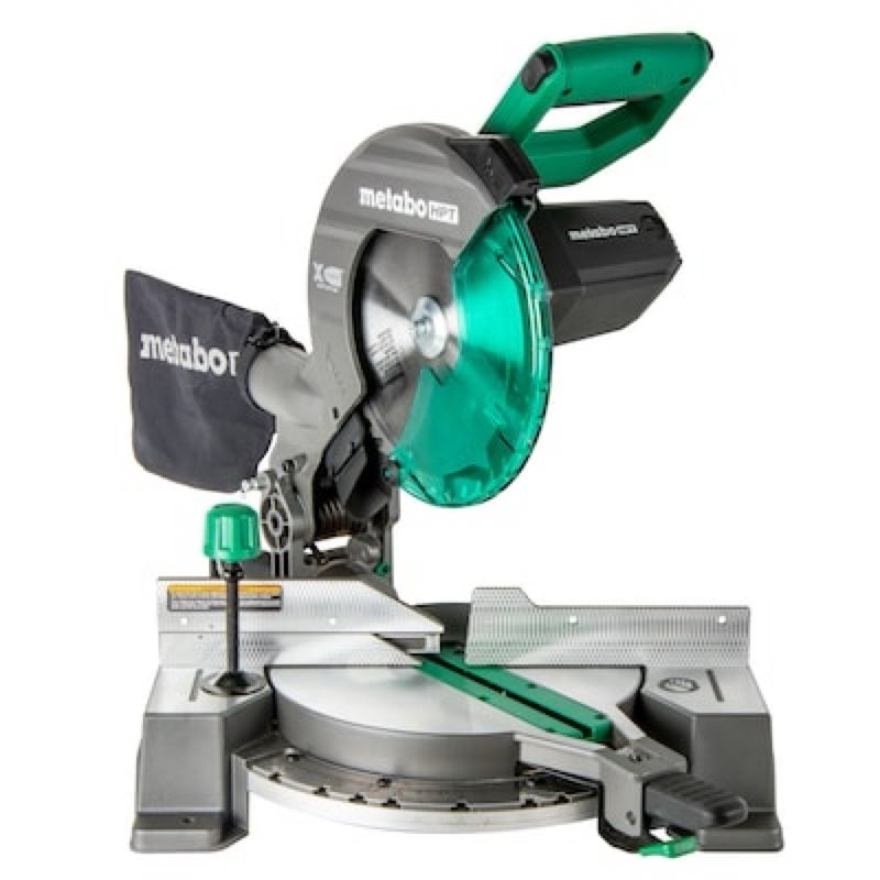 metabo hpt 10-in 15-amp single bevel compound corded miter saw item #6847879 | model #c10fcg2m