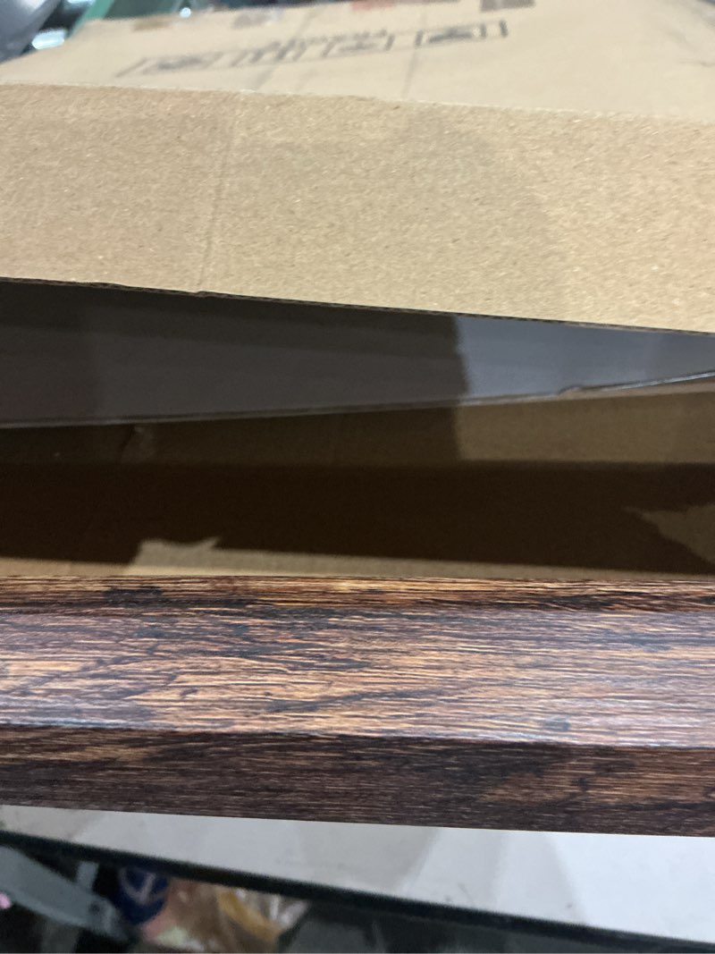 Condition photo showing As Is for bescrcl 20x30 picture frame brown, poster frames wall hanging, display pictures 20 x 30 without mat, 1 pack brown 20x30
