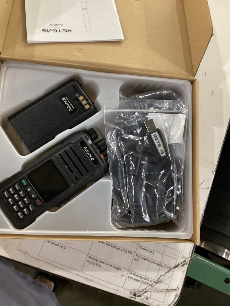 Condition photo showing Good Condition for retevis ailunce ha1g ip67 waterproof gmrs radio, noaa, 2800mah, for offroad | chirp, repeater capable, usb-c charging, large backlight screen, sos emergency walkie talkie, rugged outdoor two way radio