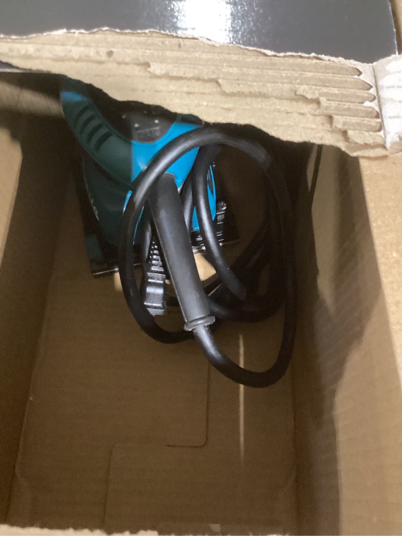 Condition photo showing As Is for Makita BO4556K 1/4 Sheet Finishing Sander, with Tool Case Tool with Case