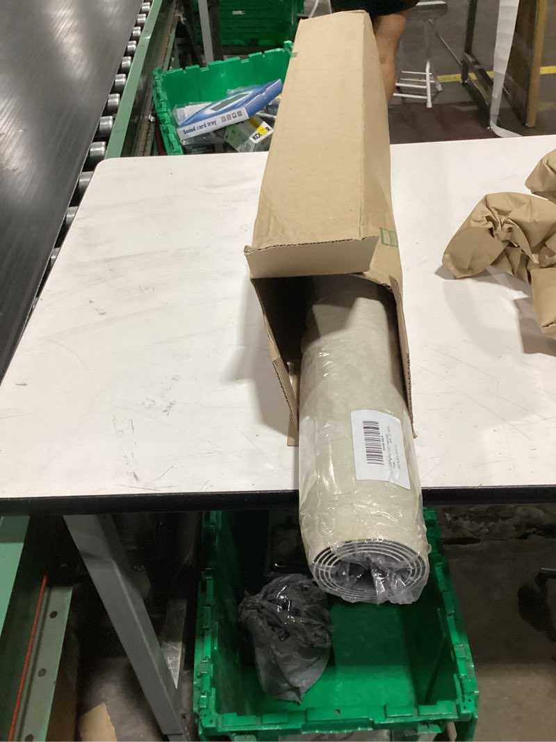 Condition photo showing Good Condition for lumi non slip ultra thin bath mat, low pile quick dry, white marble, 24x44 a-white marble 24"x44"