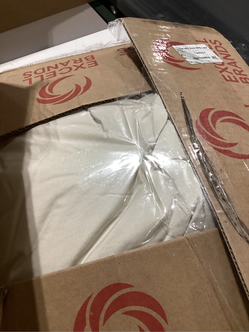 Condition photo showing Good Condition for Bedsure King Size Comforter Set - 7 Pieces Beige King Bedding Set for All Seasons, Boho Contrasting Design Bed in a Bag with Comforter, Sheets, Pillowcases & Shams 02 - Beige/White King