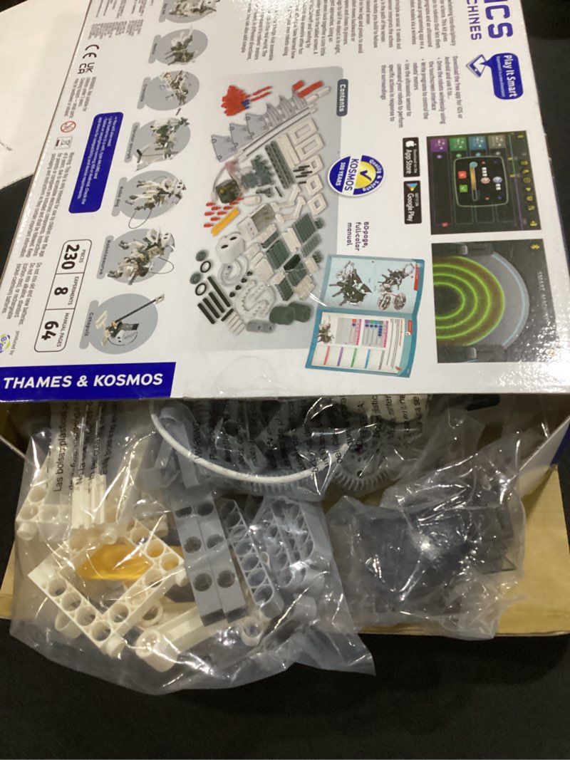 thames & kosmos | robotics smart machines | robotics for kids 8 and up | stem kit builds 8 robots | 