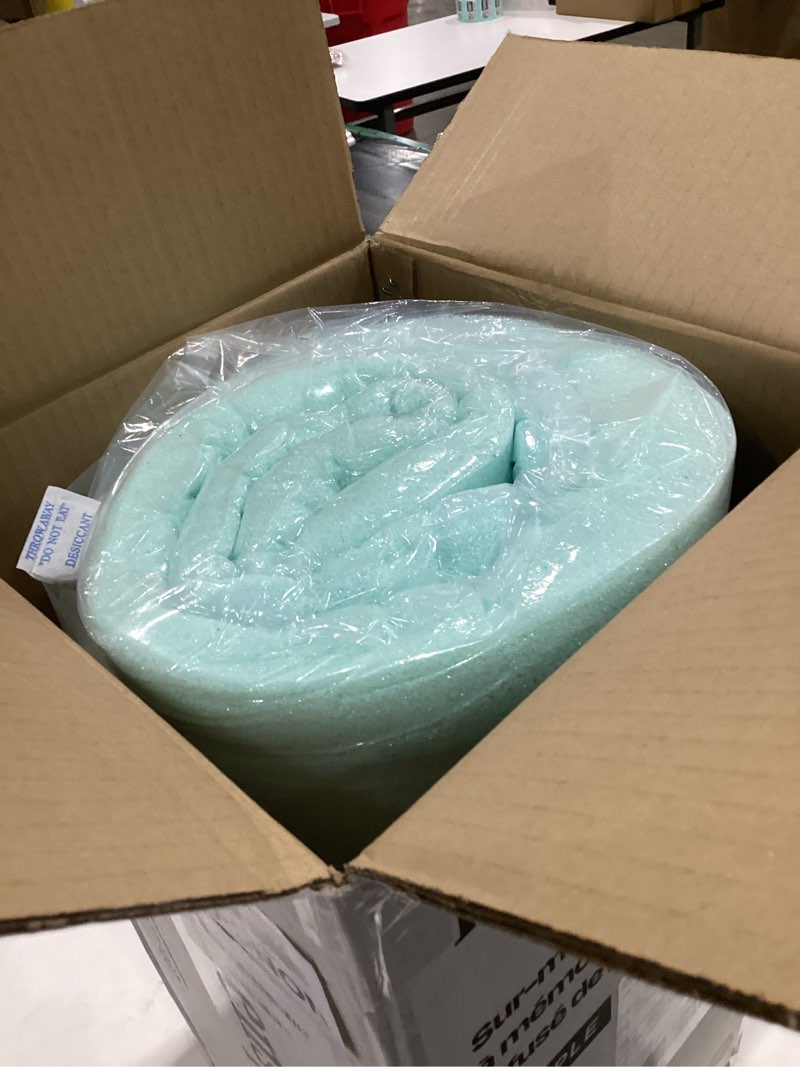 Condition photo showing New/Like New for LINENSPA Memory Foam Mattress Topper - 2 Inch Gel Infused Memory Foam - Plush Feel - Cooling and Pressure Relieving - CertiPUR Certified - Dorm Room Essentials - Twin Size Twin 2 Inch Topper Only