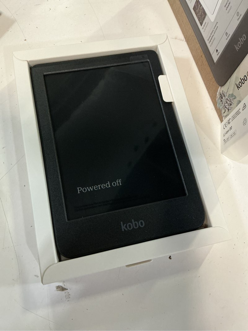 Condition photo showing Good Condition for kobo clara colour | colour ereader | 6” glare-free colour e ink kaleido™ 3 display | dark mode option | waterproof | audiobooks | 16gb of storage | black