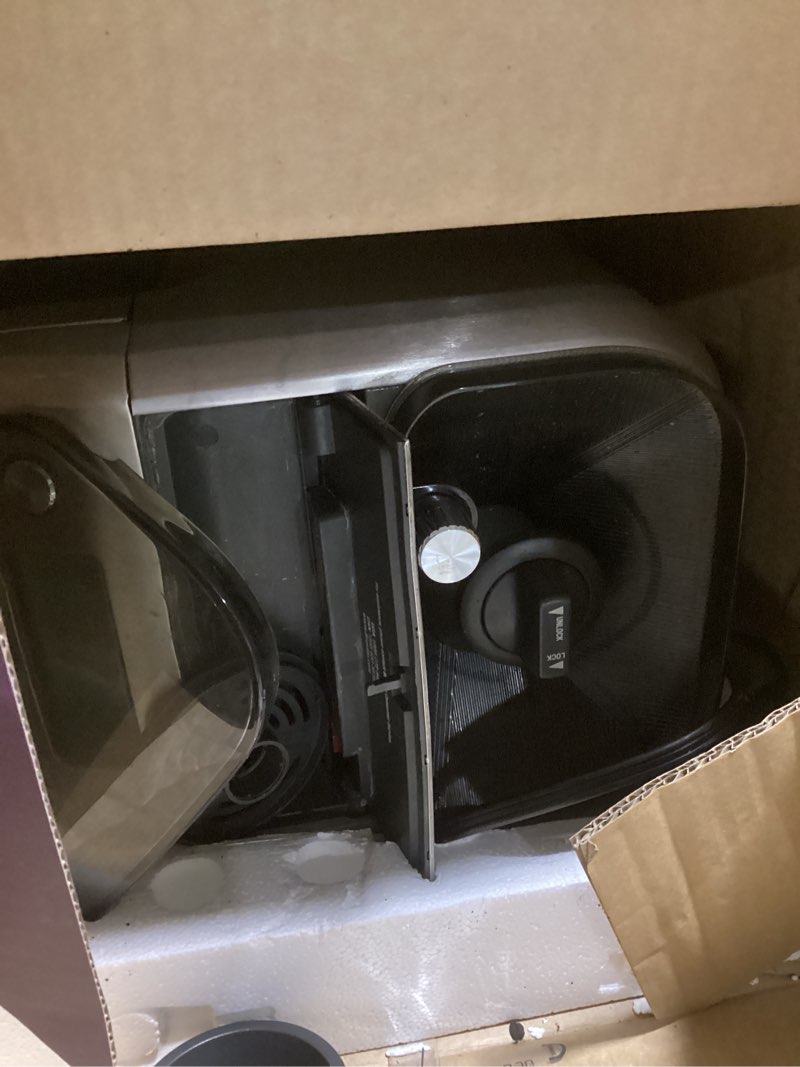 Condition photo showing As Is for breville bdc650bss grind control coffee maker with grinder, brushed stainless steel, thermal carafe