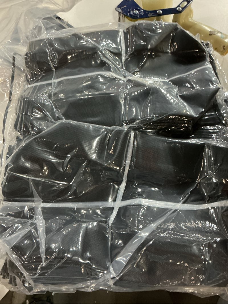 Condition photo showing New/Like New for windyun 200 pcs reusable tote bag bulk 8 x 4 x 10 inch non woven shopping bag with handle reusable grocery gift tote (black) black 200