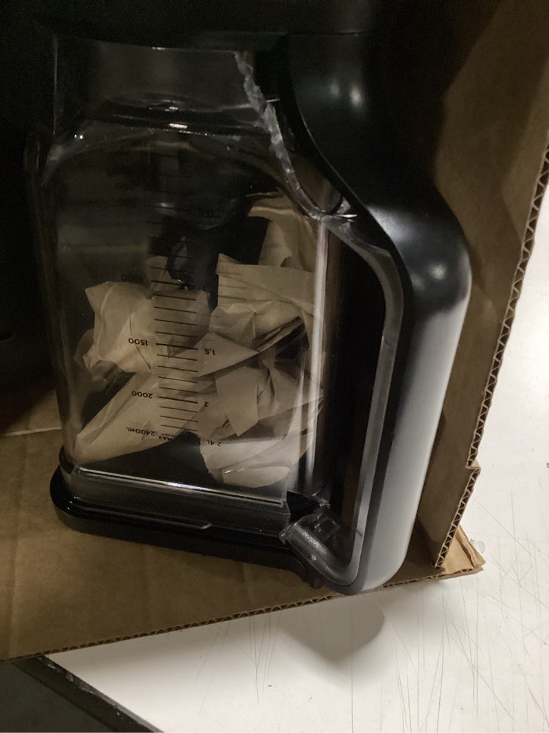 Condition photo showing As Is for Ninja CO905KS Deluxe Kitchen System, 1600 WP Auto-IQ Base, 88-oz. Picther, 9-cup Deluxe Food Processor, (2) 24-oz. Single-Serve Cups (Renewed)