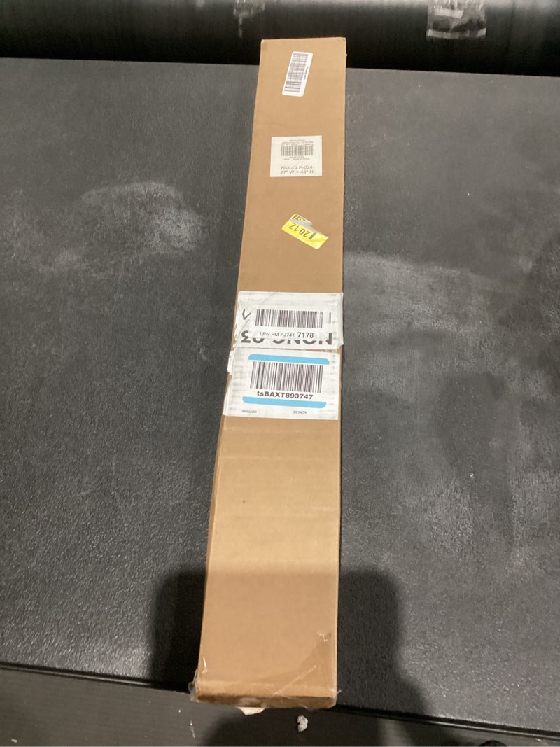 Condition photo showing New/Like New for LazBlinds No Tools No Drill 1" Vinyl Mini Blinds, Cordless Blinds for Windows, Light Filtering Horizontal Window Blinds & Shades, 27" W x 48" H, White Cordless-white 27" W x 48" H