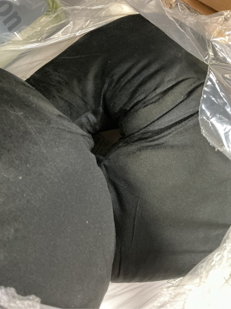 Condition photo showing Good Condition for Stuffed Donut Pillow Seat Cushion | for Tailbone and Coccyx Pain, Hemorrhoids, Bed Sores, Pregnancy, Prostate, Surgery Recovery, Sitting Pressure Relief, for Home, Office and Car (Black)