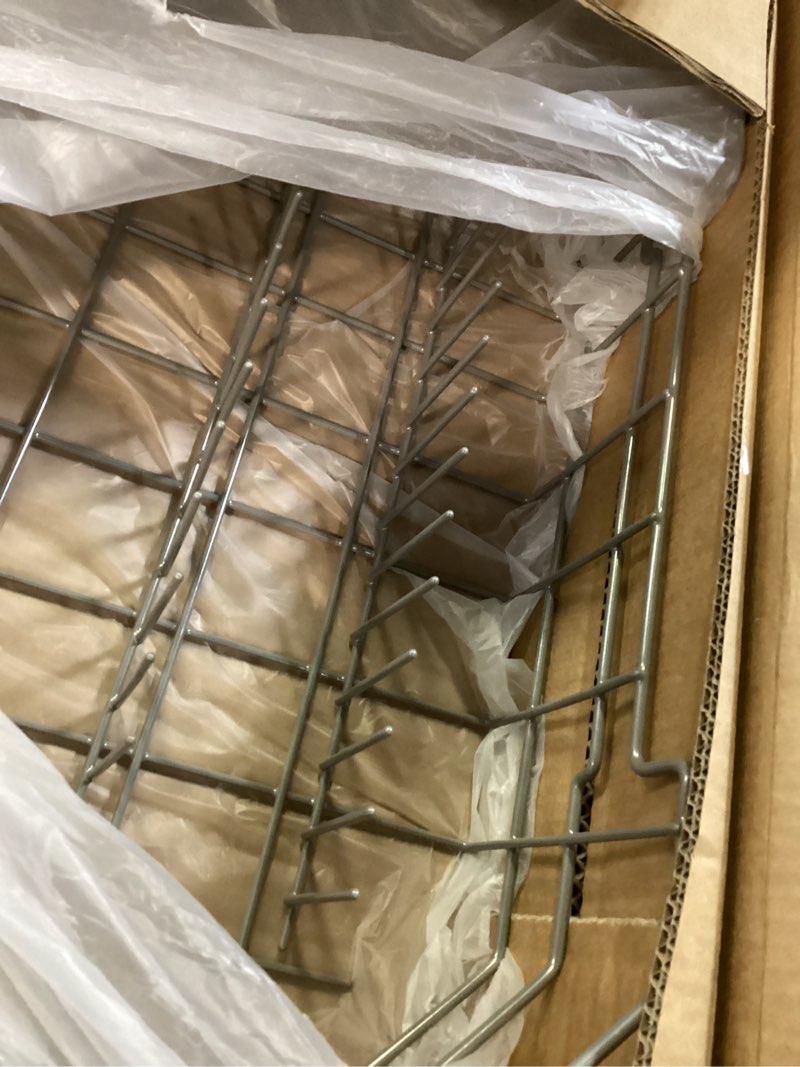 Condition photo showing Good Condition for upgraded wd28x26099 wd28x34744 dishwasher lower rack compatible with ge dishwasher rack replacement parts wd28x24396 wd28x22659 wd28x28918 gdf510psm0ss gdf510psd1ss ge dishwasher rack parts with wheel