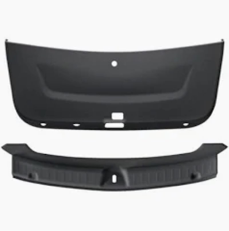 Trunk Tailgate Mat and Rear Bumper Guard for Tesla Model Y Juniper 2025 2026, Rear Door Protective L