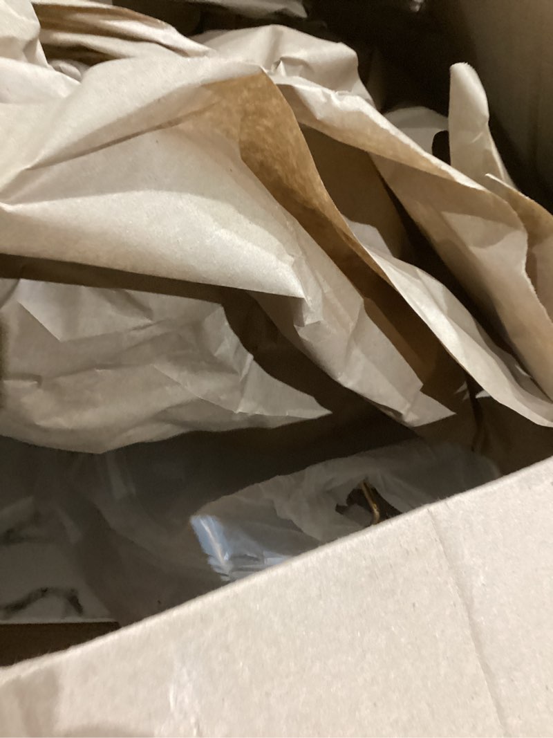 Condition photo showing As Is for Bathroom Organizer Countertop Perfume Organizer Makeup Organizer Cosmetics Storage Display Rack Vanity Tray Dresser Stainless Steel Gold Shelf White Marble Ceramic Tray 2 Tier Xl-gold