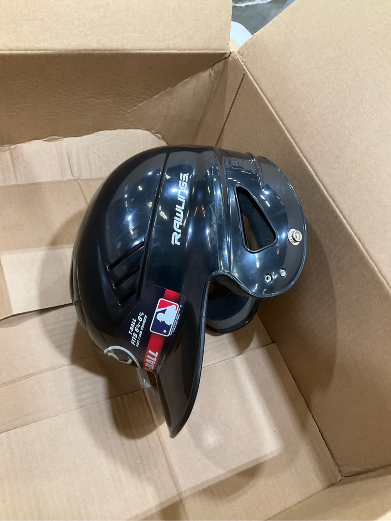 Condition photo showing Good Condition for rawlings | coolflo batting helmet | t-ball (6 1/4" - 6 7/8") | black