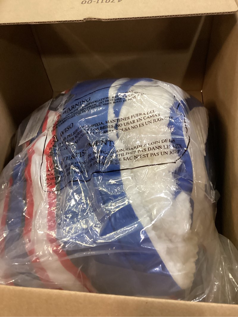 Condition photo showing Good Condition for FOCO NFL Unisex-Adult NFL Team Logo Sherpa Fleece Plush Throw Blanket - 60" x 70" Buffalo Bills 60" x 70" Team Color