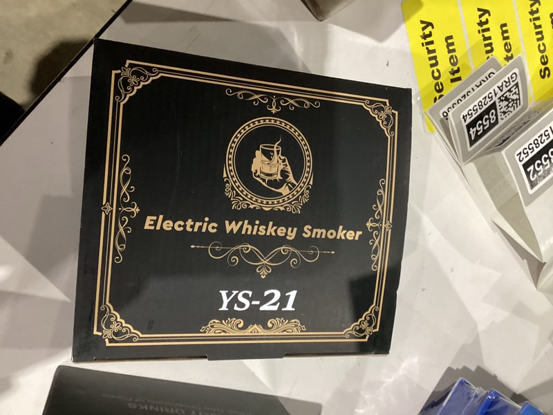 Condition photo showing New/Like New for Electric Whiskey Smoker Kit, Handheld Cocktail Smoker with 6 Flavored Wood Chips, Rechargeable Drink Infuser for Bourbon, Scotch, Old Fashioned, Essential Bar Tools, Birthday Gifts for Men, Husband