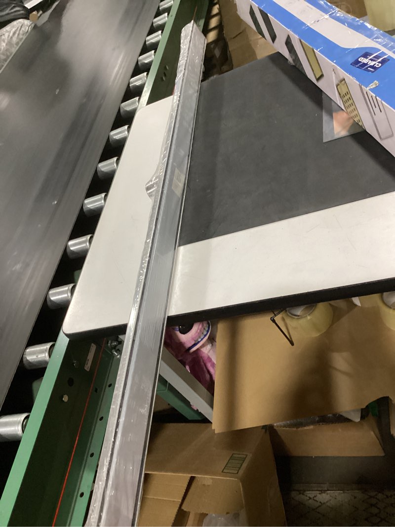 Condition photo showing New/Like New for sanitemodar linear shower drain, shower drain 54 inch with flat & tile insert 2 in 1 panel, brushed 304 stainless steel linear drain with hair strainer and leveling feet tile insert grate 54 inch