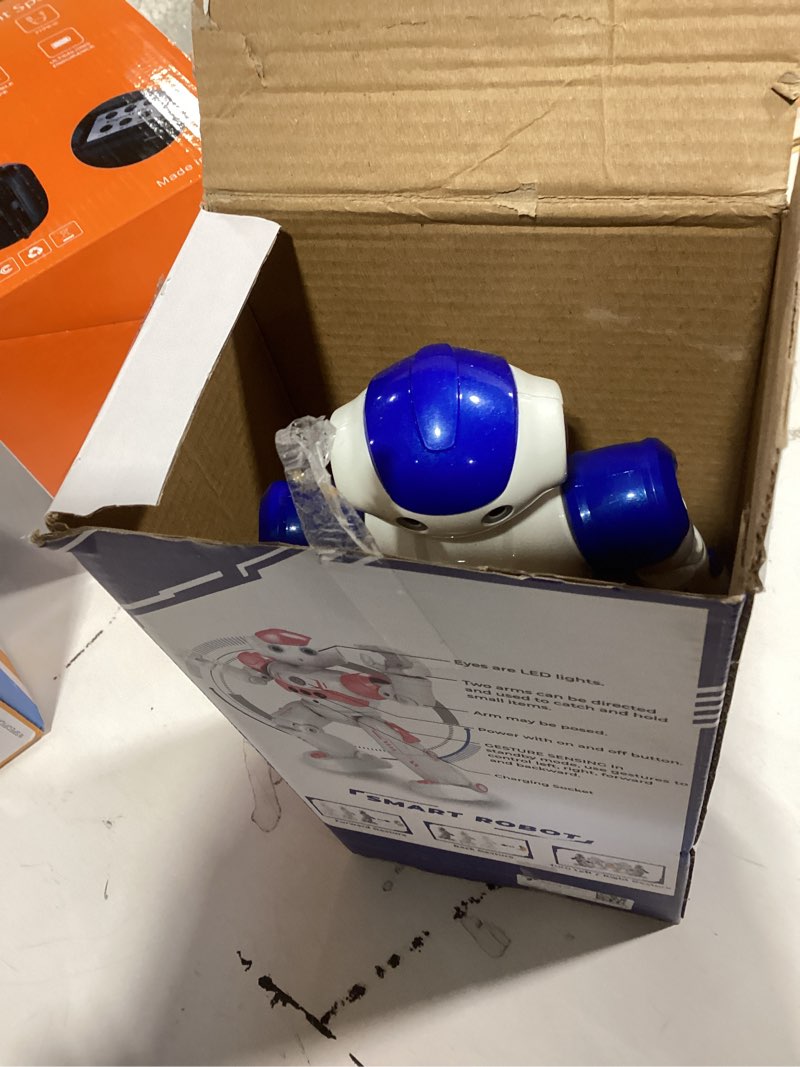 Condition photo showing Good Condition for KingsDragon RC Robot Toys for Kids, Gesture & Sensing Programmable Remote Control Smart Robot for Age 3 4 5 6 7 8 Year Old Boys Girls Birthday Gift Present Blue