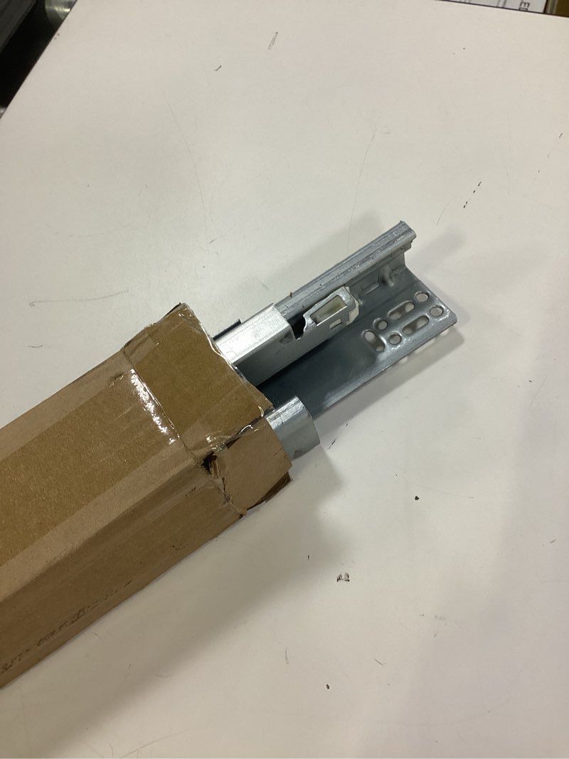 Condition photo showing As Is for 1 pair of 22 inch undermount soft close drawer slides 100lb load capacity full extension concealed drawer rails with 3d locking device 1 22 inch