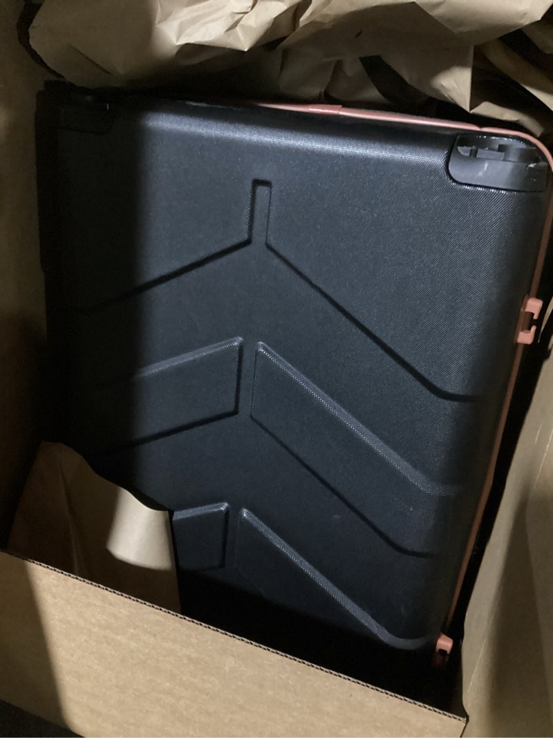 Condition photo showing Good Condition for Luggage Sets 3 Piece with Spinner Wheel, Hardside Suitcase Set with TSA Lock, Expandable Lightweight Travel Luggage for Men and Women, Black Style1 Black 20in24in28in