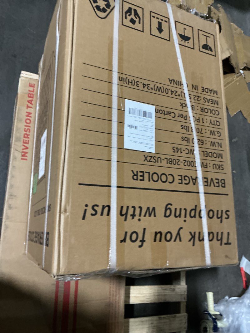 Condition photo showing Good Condition for EUHOMY 45 Bottle Wine Cooler Refrigerator, Small Wine Fridge for Red, White and Champagne, 4.5 Cu.ft Mini Fridge with Adjust Temperature, Black 4.5 CUFT