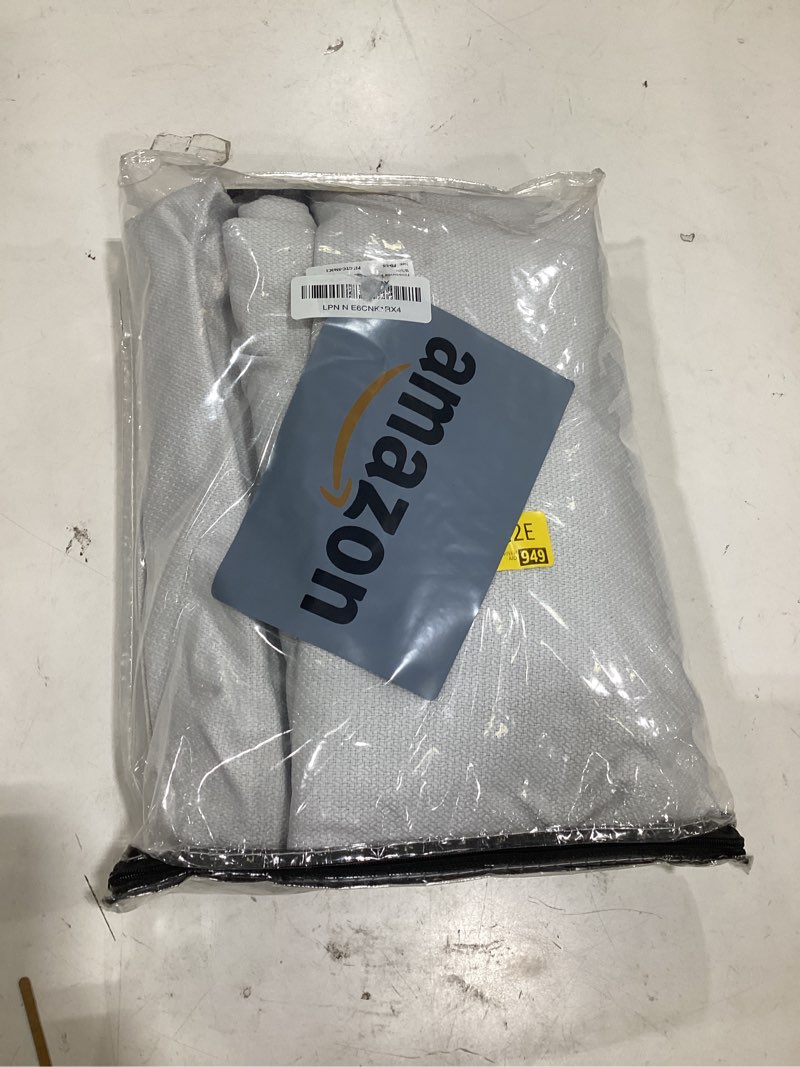 Condition photo showing Good Condition for princedeco blackout curtains for bedroom – 100% light blocking thermal insulated curtains 63 inch length, noise reducing energy saving drapes for living room,nursery,2 panels,55" w x63 l, white white 55"w x 63"l (pack of 2)