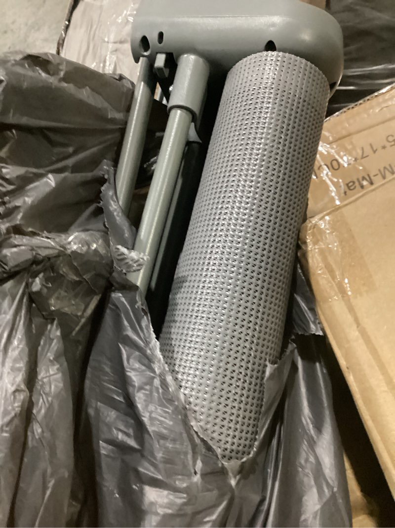 Condition photo showing As Is for hardware mount retractable baby gates with 5 reinforced strips, 100inch extra wide one-side operation mesh dog pet cat gate for large openings with auto-lock, child safety extra long gate for outdoor