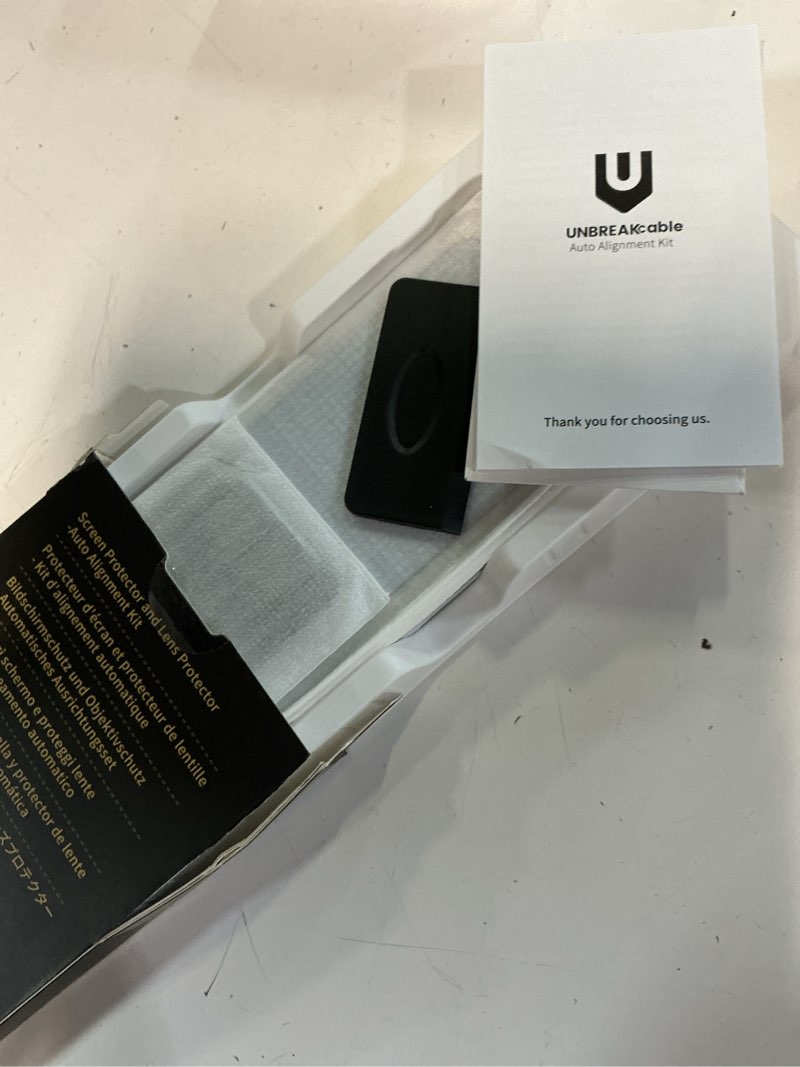 Condition photo showing Good Condition for unbreakcable for iphone 16 pro screen protector 4+2 pack [9h+ military-grade shatterproof] [effortless bubble-free installation] ultra hd clarity tempered glass with lens protector, case friendly iphone 16 pro-6.3 inch