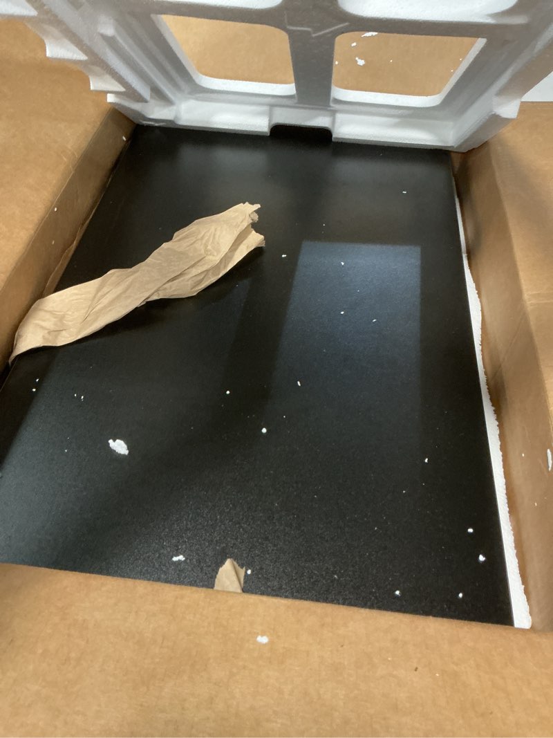 Condition photo showing As Is for Decoholic Black Small Single 32 inch Scissors Lift Keyboard and Mouse Riser ,Height Adjustable Standing Desk Converter,for Ergonomic Sit Stand Workstations (32 inch) 32 inch BK