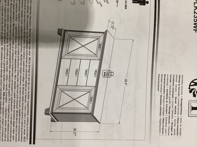 Rustic cabinet EPLK235WF