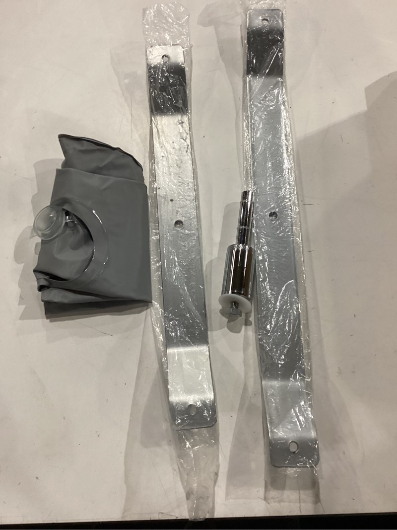 Condition photo showing Good Condition for cross base stand for feather flag, feather flag weights base, stainless steel stand (silver)